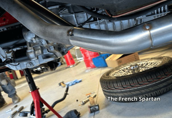  Manufacturing of the Spartan's stainless steel exhaust