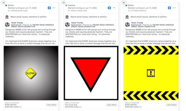 トランプ選挙チームのメッセージ