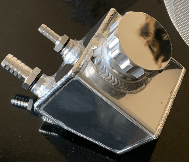 Bocal de direction assistée en aluminium poli pour la Spartan Ford