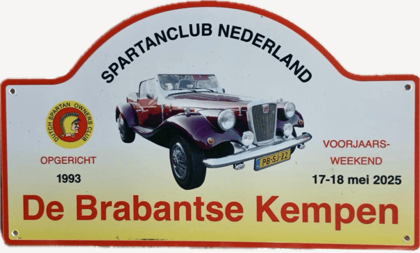Dutch Spartan Owners Club rally shield