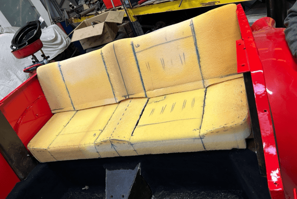  design of the Spartan rear seat