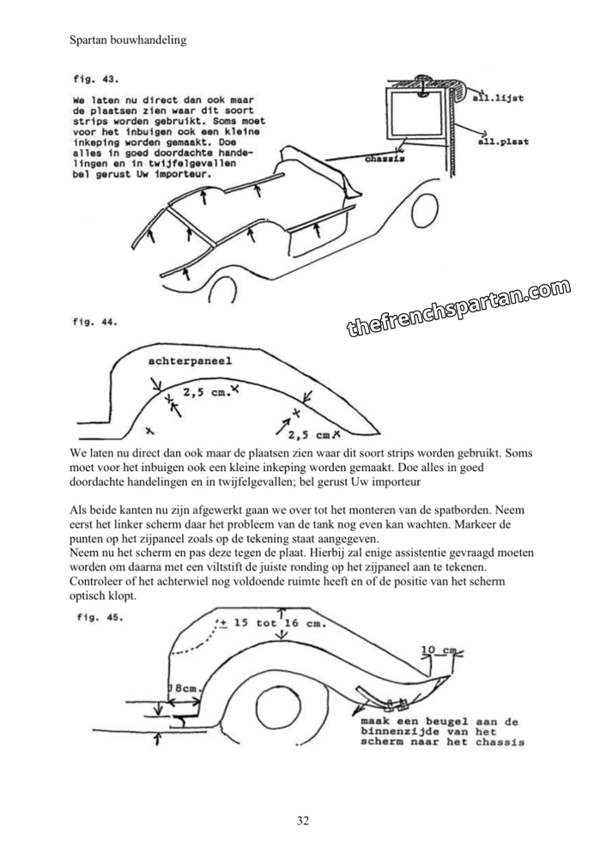 Extrait du manuel du constructeur de la Spartan