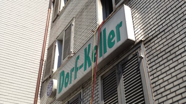 Dorfkeller Einsiedeln nach dem Brand von Pfingstsonntag 2012