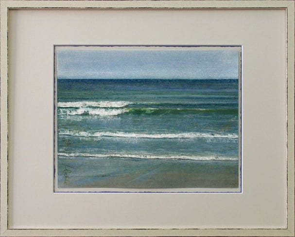 "Wellen" (Pastell), 50 cm x 40 cm