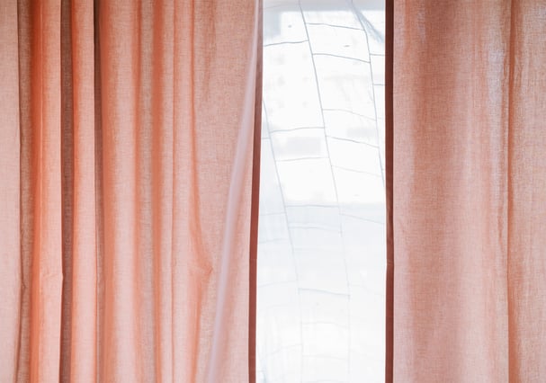 フードテキスタイルの桜染生地アップ