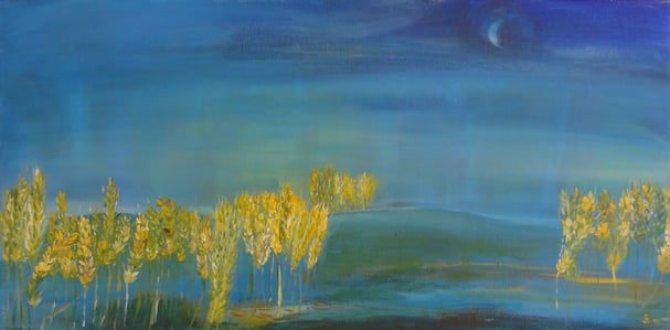 LIS: Kornfeld im Mondlicht. 