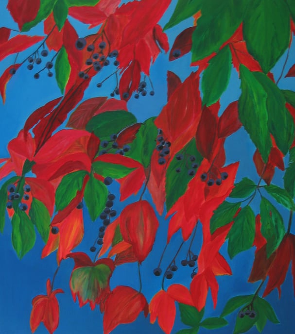 Feuriger Herbst: Gemälde von LIS 