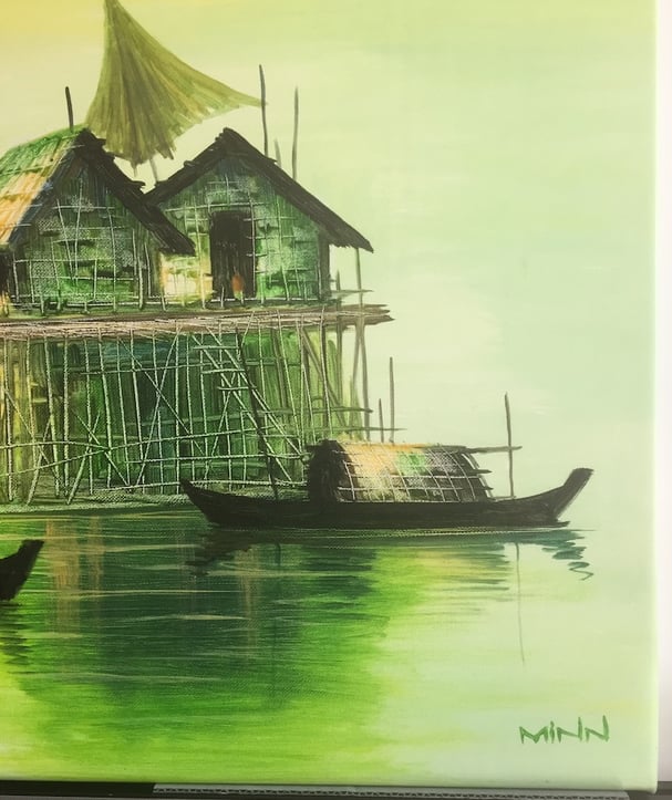 Einrahmen; Bild aufspannen  