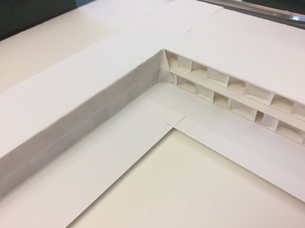 Bilder einrahmen - Passepartout unterlegt