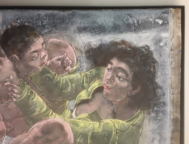 Bild eingelegt in Bilderrahmen 