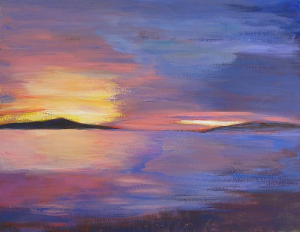 LIS: Atlantischer Ozean. Abenstimmung auf den Kanaren 