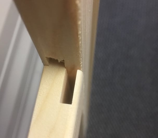 Keilrahmen mit Querstrebe 