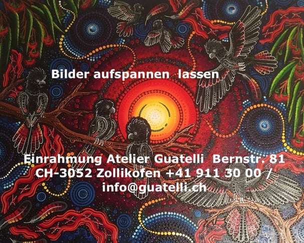 Australisches Bild von Chern'ee Sutton.  Kurrikurri Marrpu - Red Cockatoo