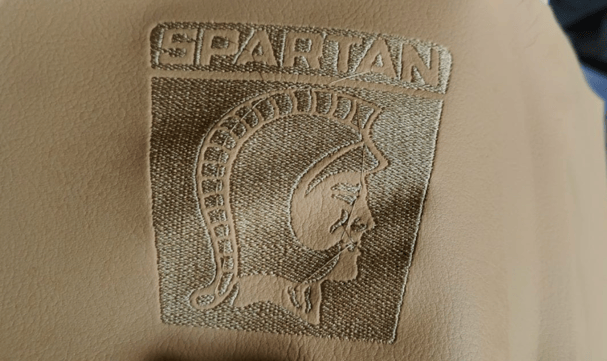 Spartan Logo Embroidery Mockup