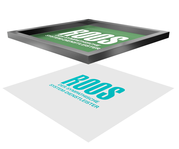 Finished print sheet with print image