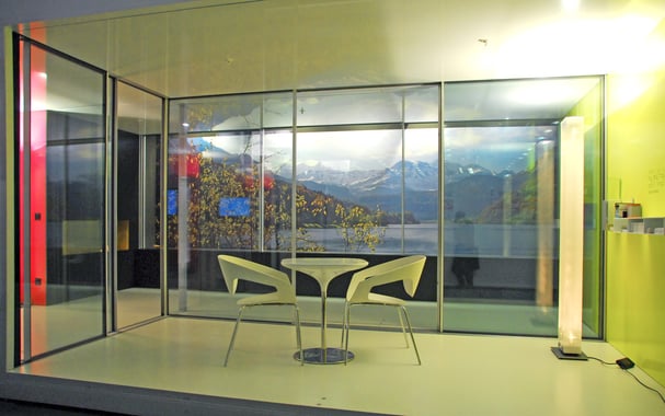 Architekturbüro Silke Hopf Wirth & Toni Wirth Architekten ETH HTL SIA Winterthur,  Ausstellungspavillons Sky-Frame Nr. 1-6 R+G AG, Ellikon