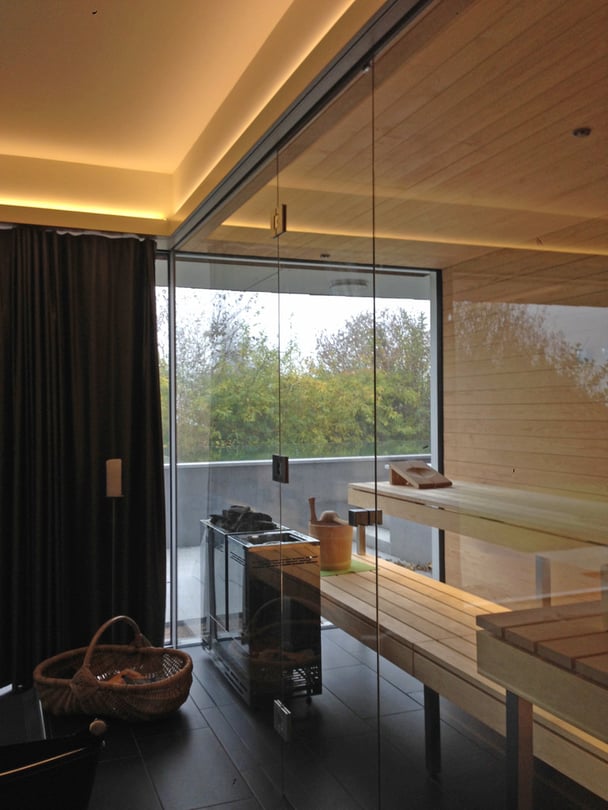 Architekturbüro Silke Hopf Wirth & Toni Wirth Architekten ETH HTL SIA Winterthur, Innenausbau Saunabereich