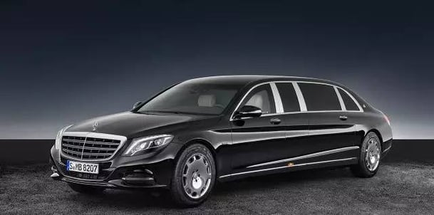 迈巴赫 S600 Guard 防弹车 (© Daimler AG)