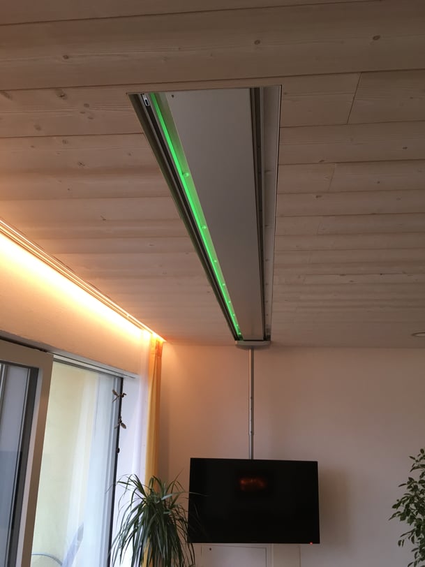 ScreenTrain Support TV pour plafond