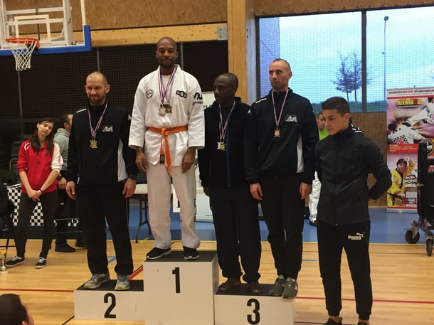 David, vainqueur de la coupe du Cénacle, pour la seconde fois... 