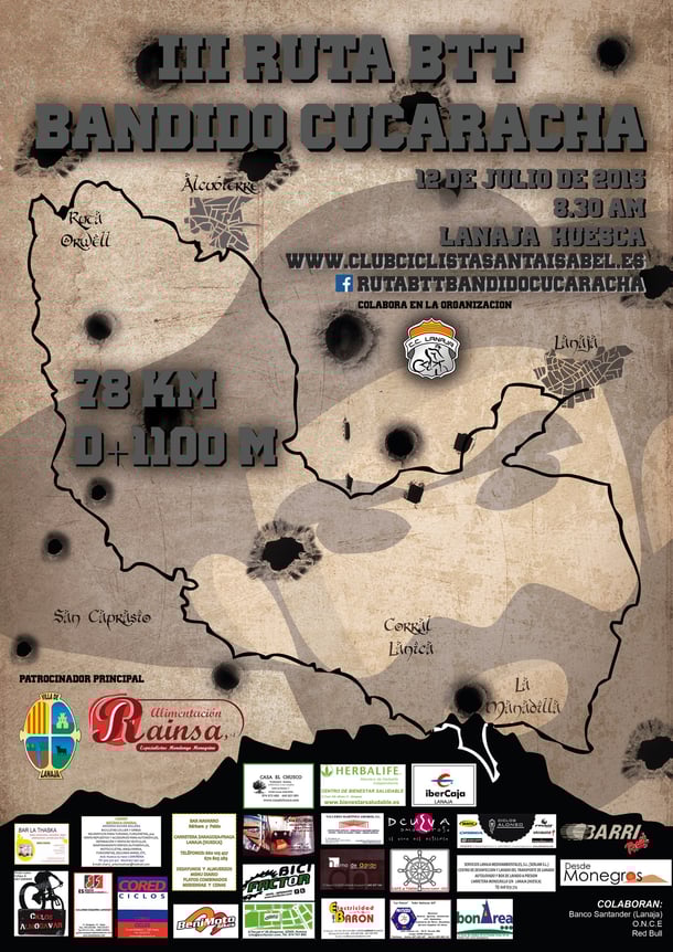 III RUTA BTT BANDIDO CUCARACHA 