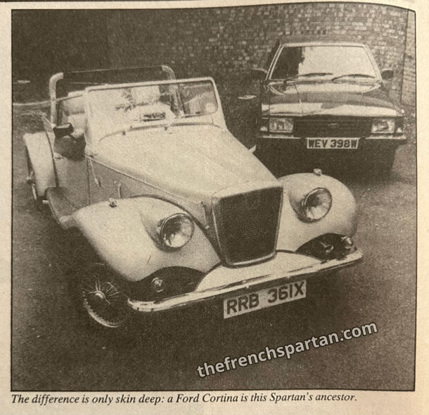 Spartan sur châssis Ford Cortina