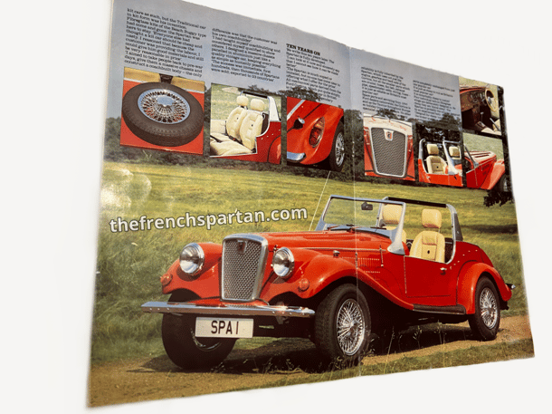 Spartan Cars brochure from 1983