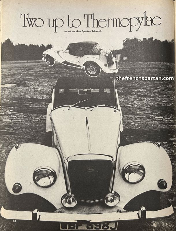 Une de l'article sur les Spratan de Cars and Car conversions