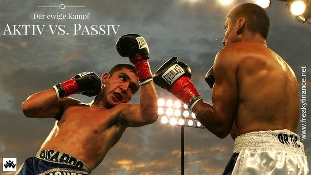 freaky finance, Boxer, Kampf, Flutlicht, dunkle Wolken