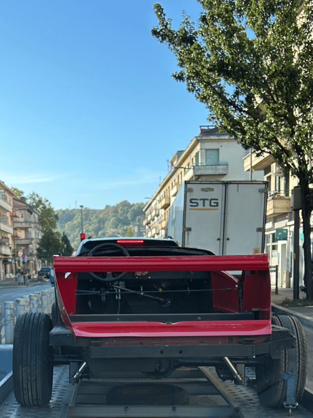 Spartan en direction de l'atelier de remontage