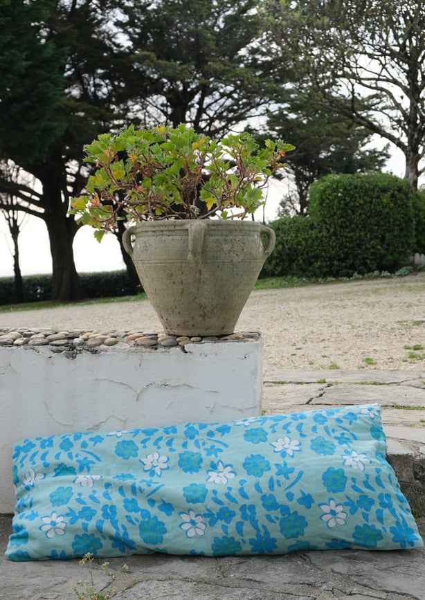 coussin toile outdoor rayée made in france