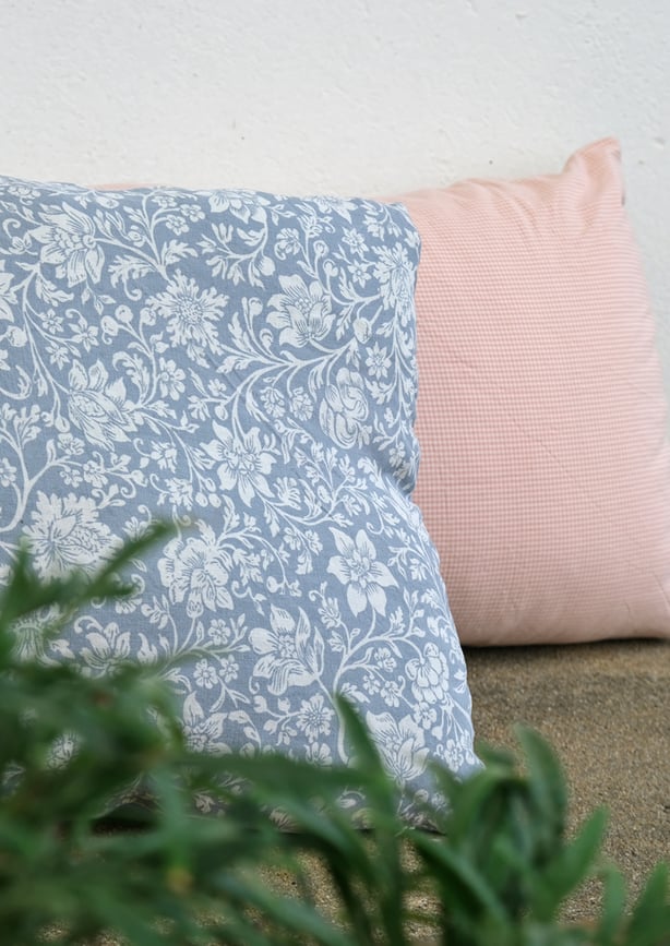coussin toile outdoor rayée made in france