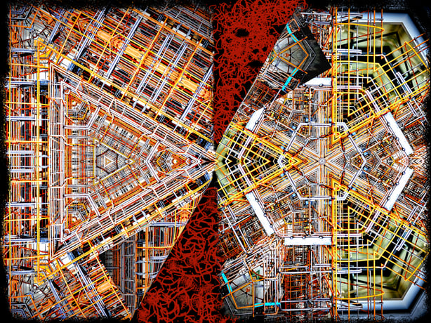 01 NetFall - 120x90 cm
