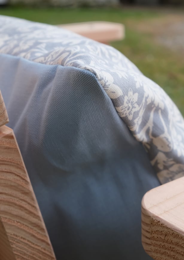 coussin toile outdoor rayée made in france