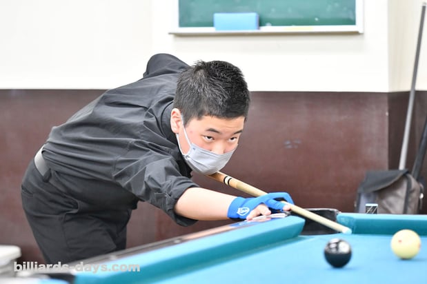 Kento Oda wins All Japan Junior 9-ball Championship 2022. 優勝：織田賢人