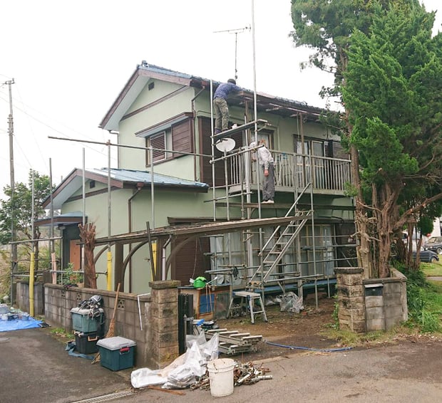 船橋市中野木の屋根・外壁塗装工事