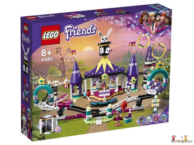Bei der Bestellung im Onlineshop der-Wegweiser erhalten Sie das Lego Paket 41685 "Magische Jahrmarktachterbahn".