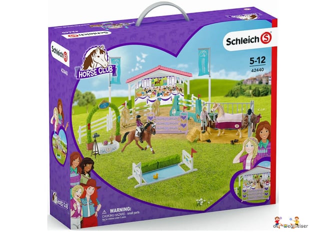 Bei der Bestellung im Onlineshop der-Wegweiser erhalten Sie das Schleich Paket 42440 "Freundschaftsturnier".