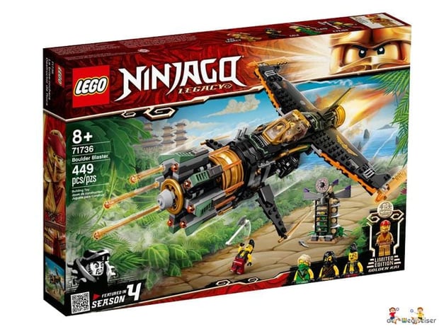 Bei Bestellung im Onlineshop der-Wegweiser erhalten Sie das Lego Paket 71736 "Coles Felsenbrecher".