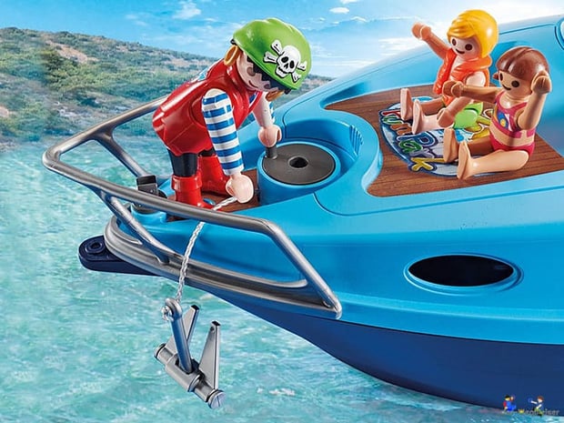 Besonderheiten im Playmobil Paket 70630 ist ein beweglicher Ankerwinde.