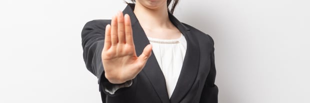 【イメージ写真】○○するな｜否定形（キャッチコピー雛形）