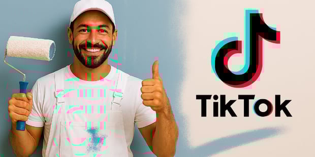 【イメージ画像】塗装屋さんのTikTok（ティックトック）ショート短編動画