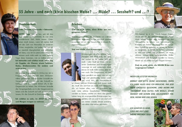 55 Jahre und (k)ein bisschen weise