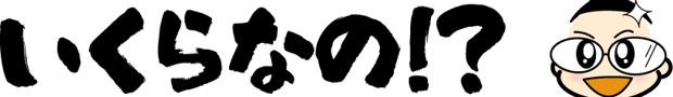 いくらなの！？