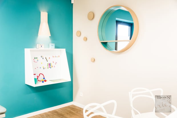 Aménagement & décoration  d'un cabinet médical en Province de Liège par l'agence de Décoration Marie's Home