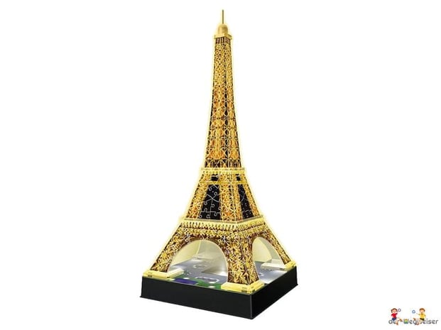 Im Paket Ravensburger Puzzle enthalten, sind 216 Kunststoff-Puzzleteile mit einer Anleitung.