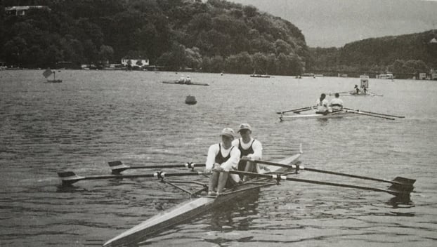 Jan-Oliver Malonn und Jan Stepponat emrderten 1994 d\e Bronzemedaille auf der deutschen Jugendmeisterschaft in Essen.