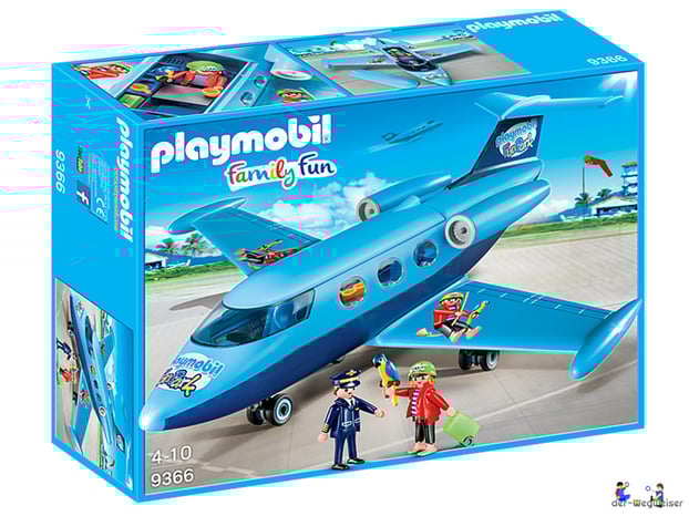 Bei der Bestellung im Onlineshop der-Wegweiser erhalten Sie das Playmobil Paket 9366 "Ferienflieger".
