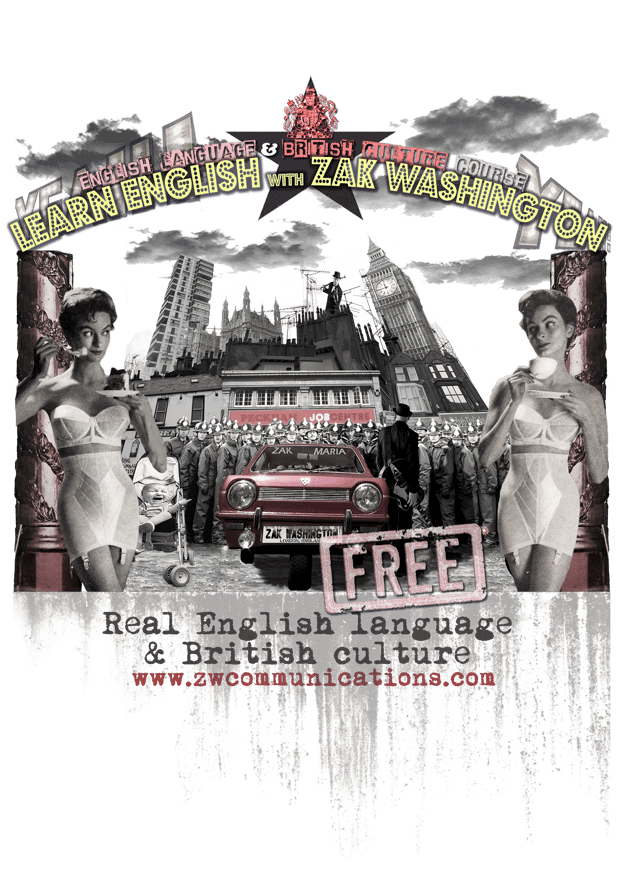 ZakWashington English teacher logo and graphic