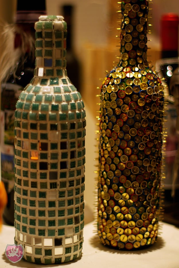 originelle Weinflasche für Hochzeit